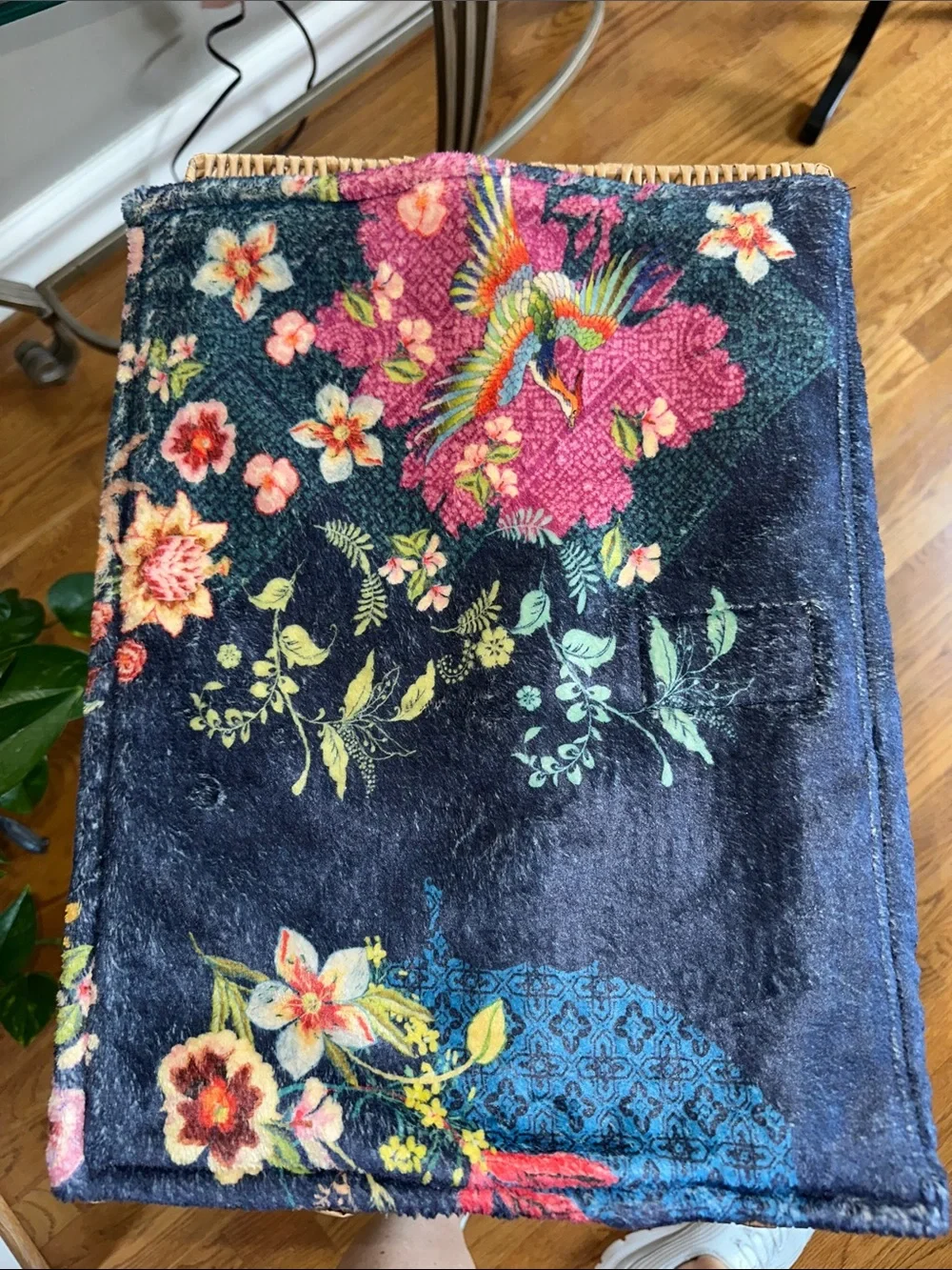 Johnny Was mcdreamer throw blanket with carrying case reversible ♥️ EUC